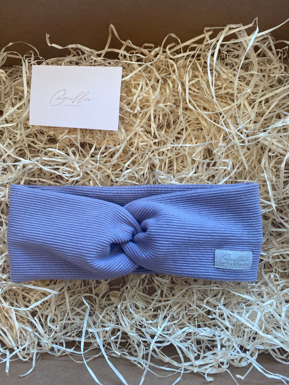 Naglavni trak rebrast – lavanda